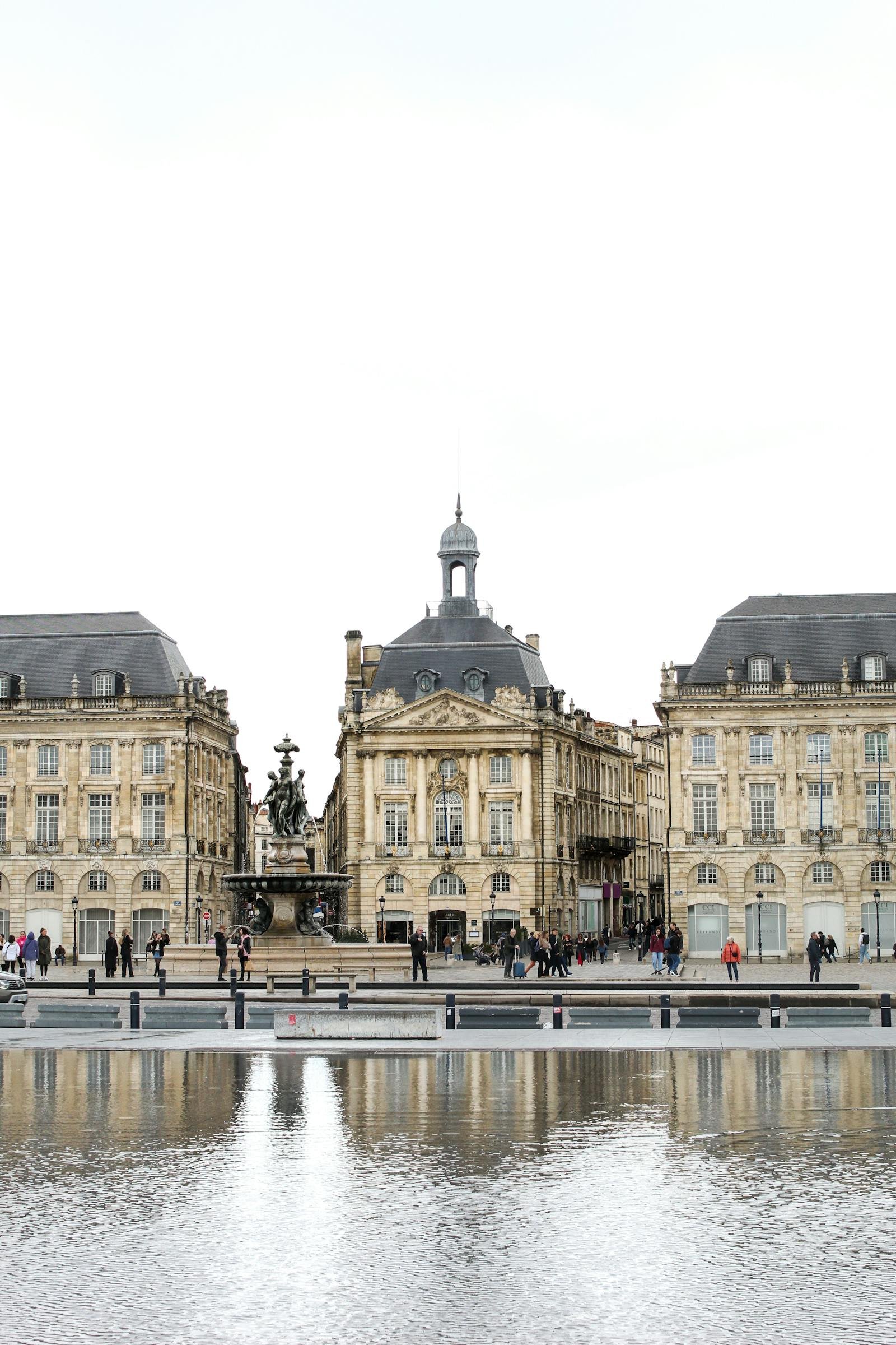 Bordeaux, view of Place de la Bourse